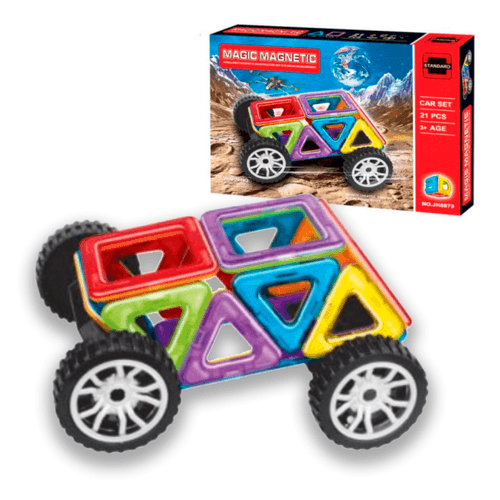 Magic Magnetic Set Auto Magnético 21 Piezas