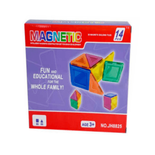 Magic Magnetic Bloques Grandes Para armar 14 Piezas