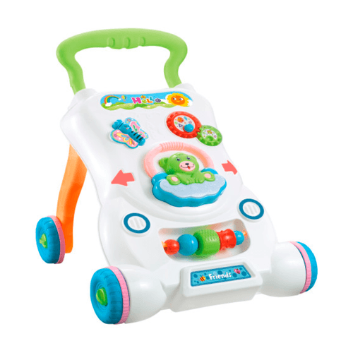 Andador Interactivo con Luz y Sonido Verde