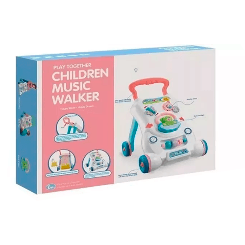 Andador Interactivo con Luz y Sonido Verde