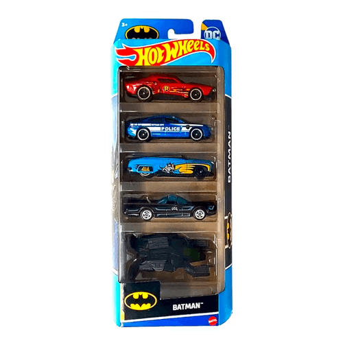 Autos Hot Wheels Pack x5 Batman