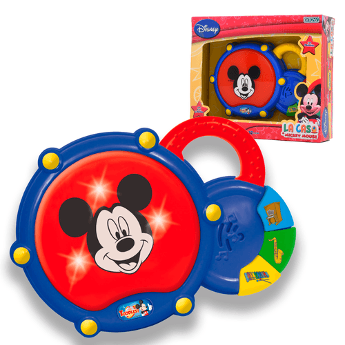 Mi Primer Tambor Mickey Club House Con Luz Y Sonido