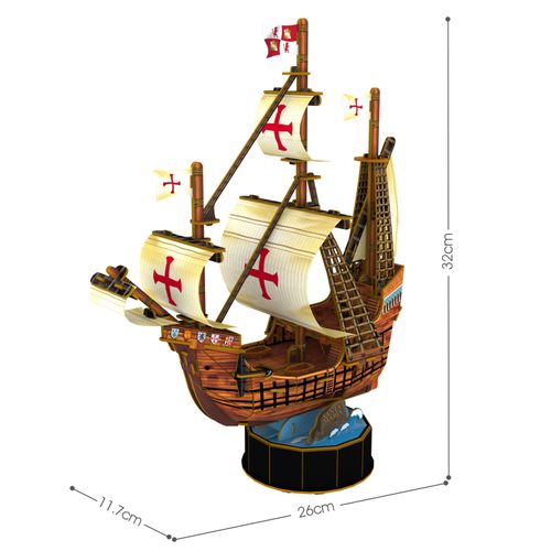 Cubic Fun Rompecabeza 3D Santa Maria Barco 93 Piezas