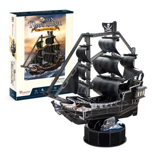 Cubic Fun Rompecabeza 3D La Venganza de la Reina Ana Barco 100 Piezas