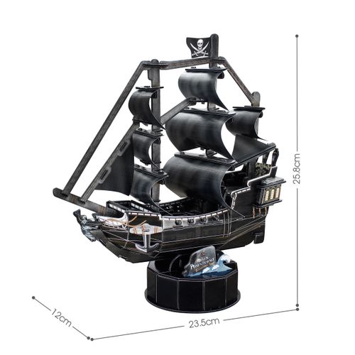Cubic Fun Rompecabeza 3D La Venganza de la Reina Ana Barco 100 Piezas