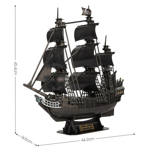 Cubic Fun Rompecabeza 3D La Venganza de la Reina Ana Barco 155 Piezas