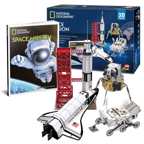 Cubic Fun Rompecabeza 3D National Geographic Misión Espacial 80 Piezas