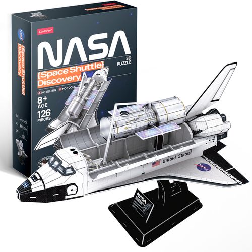 Cubic Fun Rompecabeza 3D NASA Transbordador Espacial Discovery 126 Piezas