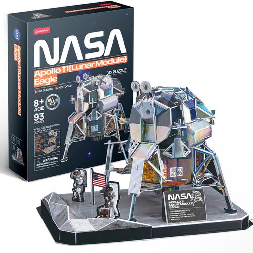 Cubic Fun Rompecabeza 3D NASA Apolo 11 Módulo Lunar 93 Piezas