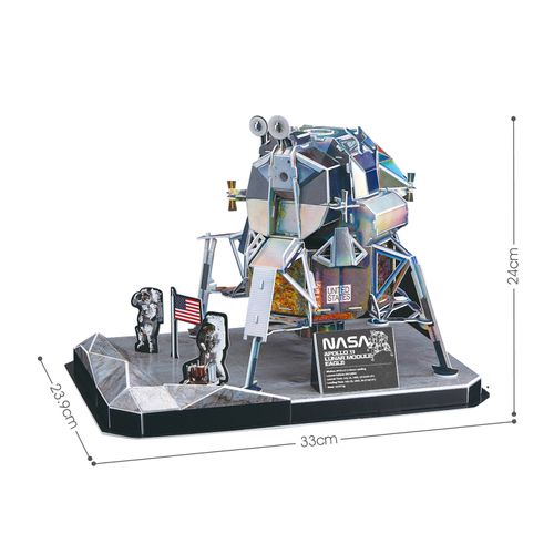 Cubic Fun Rompecabeza 3D NASA Apolo 11 Módulo Lunar 93 Piezas