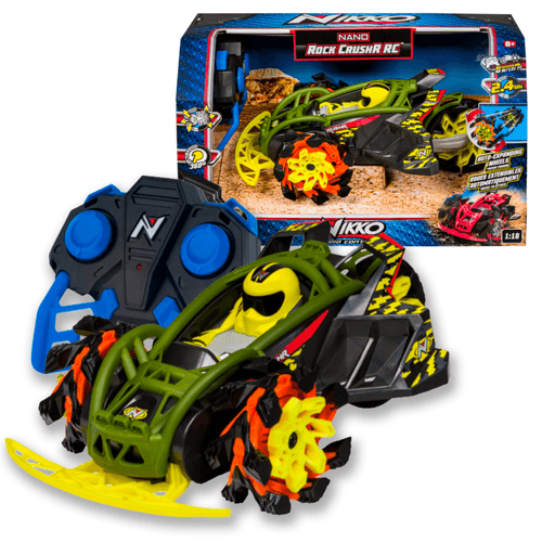 Vehículo Nano Rock Crushr a Radio Control Techno Green
