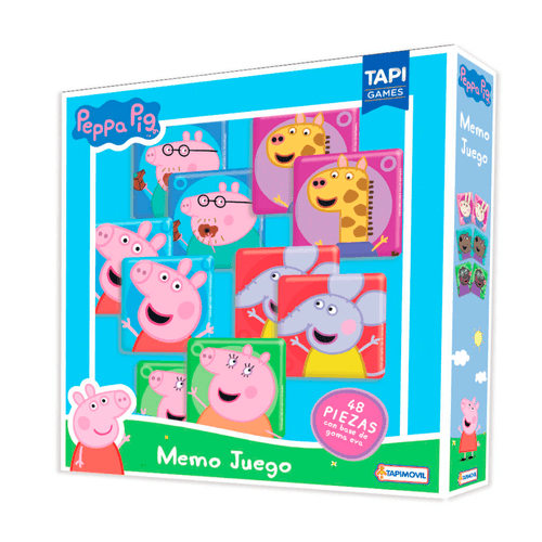 Juego Memo Test Peppa Pig