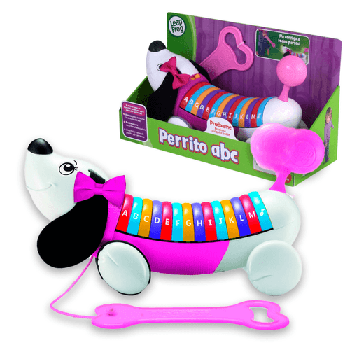 Juguete Perro Salchicha Alpha-Pup Rosa