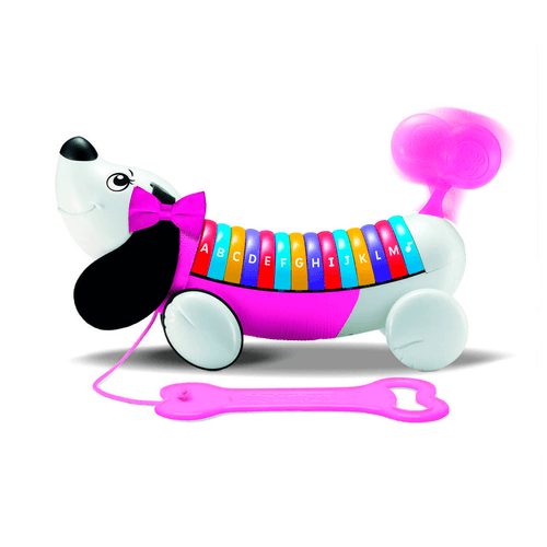 Juguete Perro Salchicha Alpha-Pup Rosa