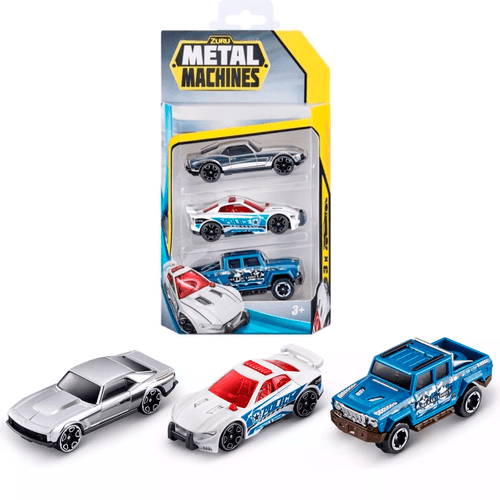 Metal Machines Autos de Colección Pack x3 Top G/Rundown/Duty
