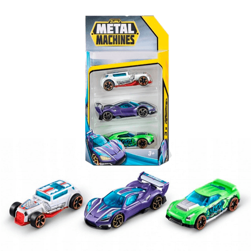 Metal Machines Autos de Colección Pack x3 Nitro Rider/Rush/Specter