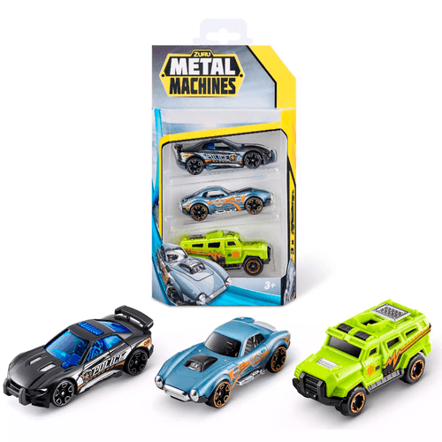 Metal Machines Autos de Colección Pack x3 Rundown/Horizon/The Beast