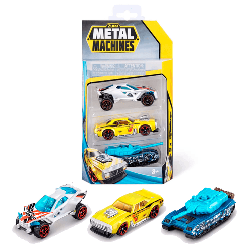Metal Machines Autos de Colección Pack x3 Dragsta/Charge/Rollout