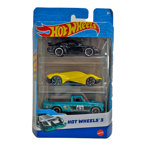 Hot Wheels Autos Coleccionables Pack x3 Surtido Modelos al Azar