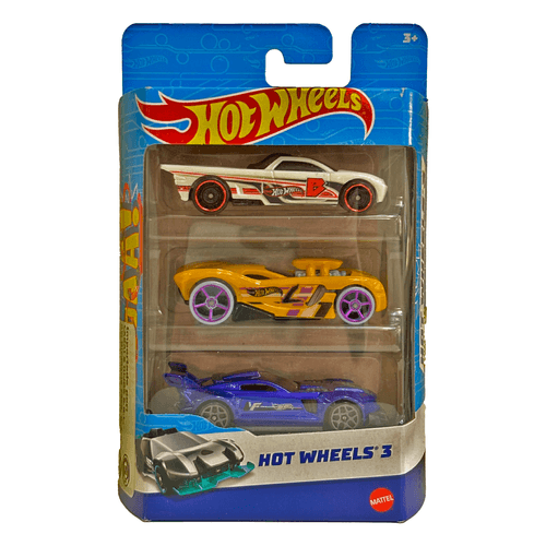 Hot Wheels Autos Coleccionables Pack x3 Surtido Modelos al Azar