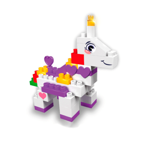 Kit de Construcción Blocky 36 Piezas Mini Unicornio Fantasía