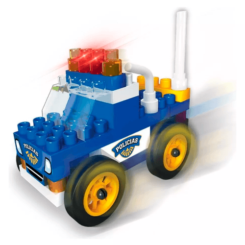 Kit de Construcción Blocky 44 Piezas Mini Policias
