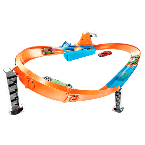 Hot Wheels Super Pista de Campeonato Coleccionable Versión Ovalo