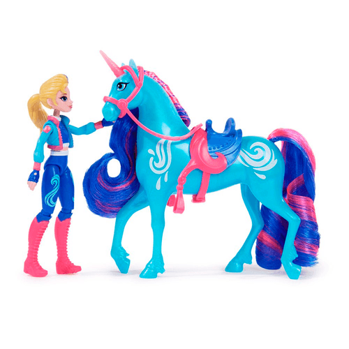 Set de juego Serie Academia Unicornio Isabel y River