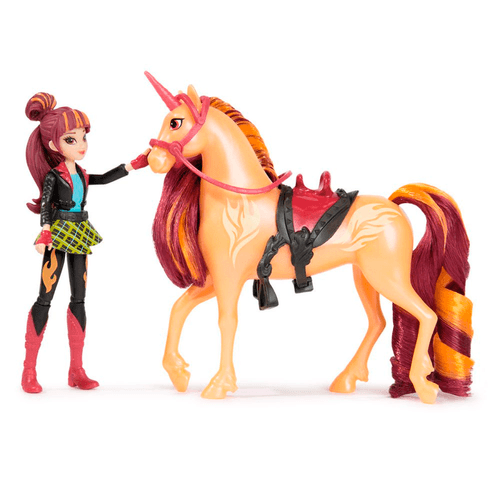 Set de juego Serie Academia Unicornio Valentina y Cinder