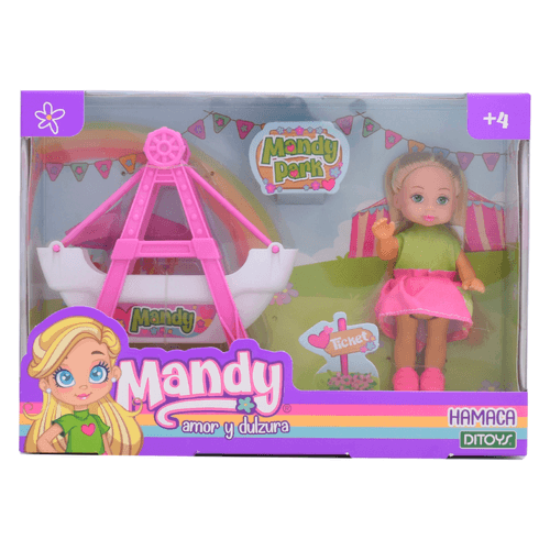 Muñeca Mandy Park Hamaca Blanca