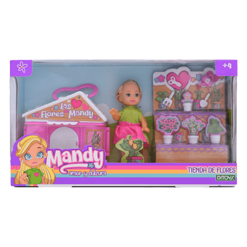 Muñeca Mandy Tienda de Flores Techo Blanco