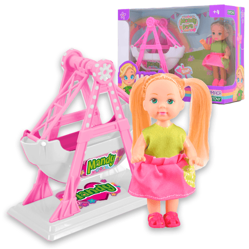 Muñeca Mandy Park Hamaca Blanca