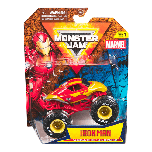 Camión Coleccionable Monster Jam 1:64 Iron Man