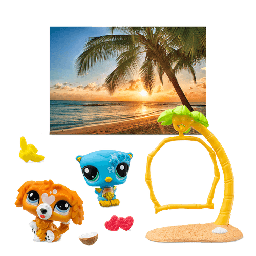 Littlest Pet Shop Petfluencers Perrito y Pájaro