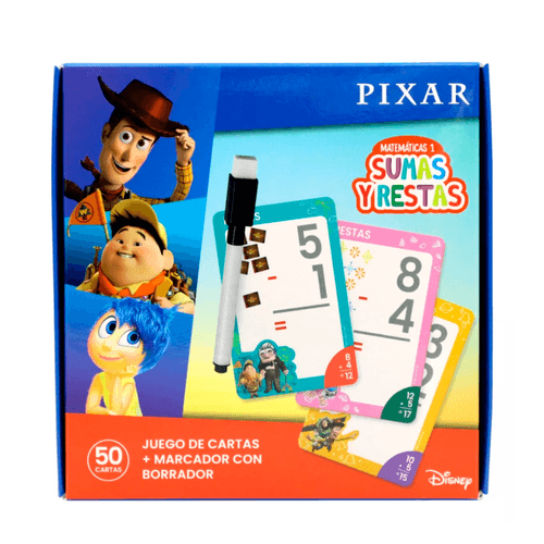 Matemáticas 1 Sumas y Restas Disney Pixar