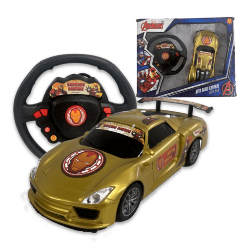 Vehículo Auto Radio Control Iron Man 20 Cm Original Marvel