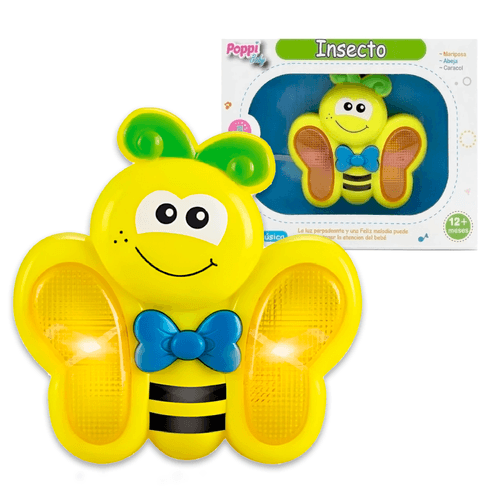 Insecto Musical Interactivo Mariposa con Luz y Sonido