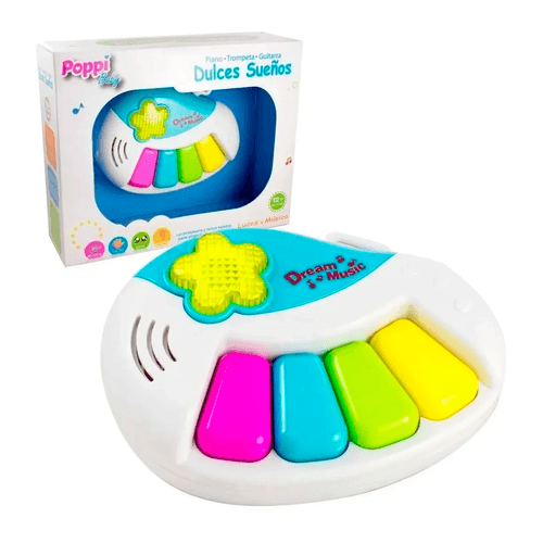 Piano Musical Interactivo con Luz y Sonido