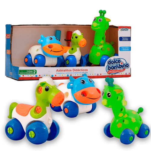 Dolce Bambino Animalitos Didácticos Jirafa Verde
