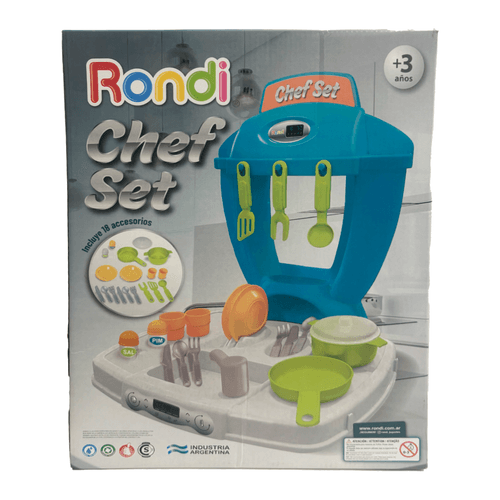 Cocina Infantil Rondi Cheff Set Incluye Accesorios