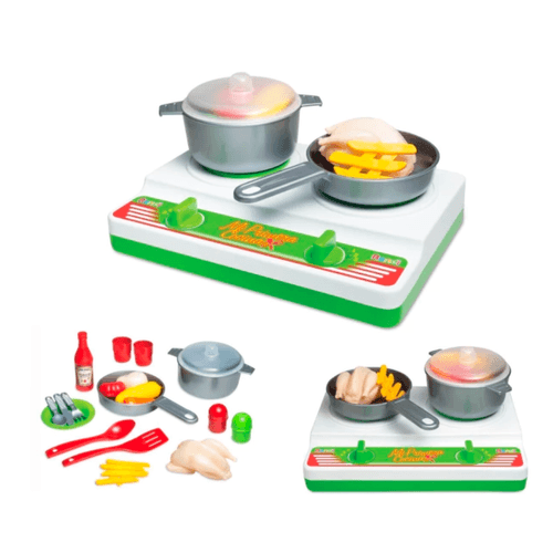 Mi Primera Cocina Rondi Chef Con Accesorios Y Comiditas