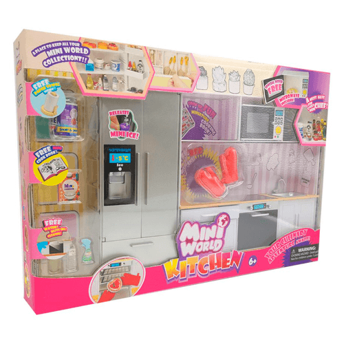 Mini World Playset Cocina con Accesorios