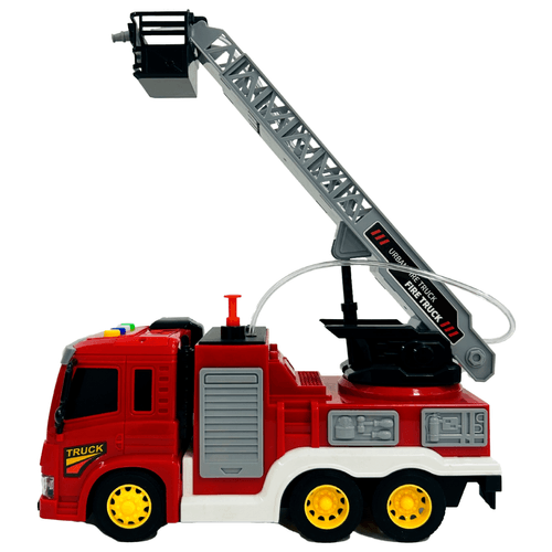 Urban Rescue Fire Truck Serie con Luz y Sonidos Escalera Extensible