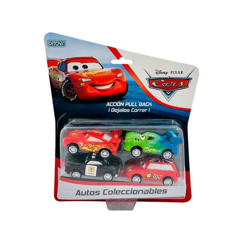 Cars Pull Back X 4 Rayo McQueen