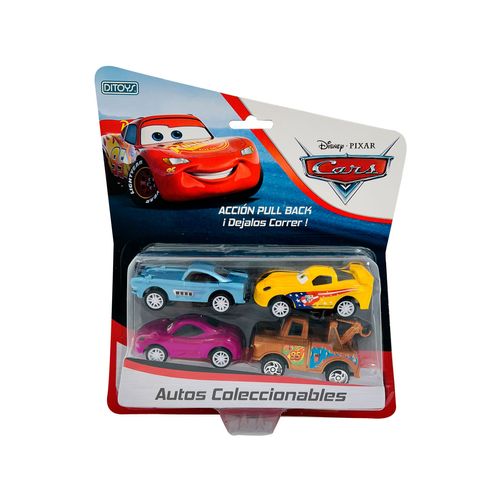 Cars Pull Back X 4 Tow Mater