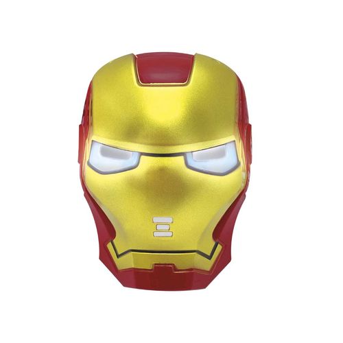 Máscara Iron Man Coleccionable Con Luz Led Original Marvel