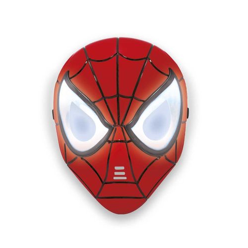 Mascara Spiderman Coleccionable Con Luz Led Original Marvel