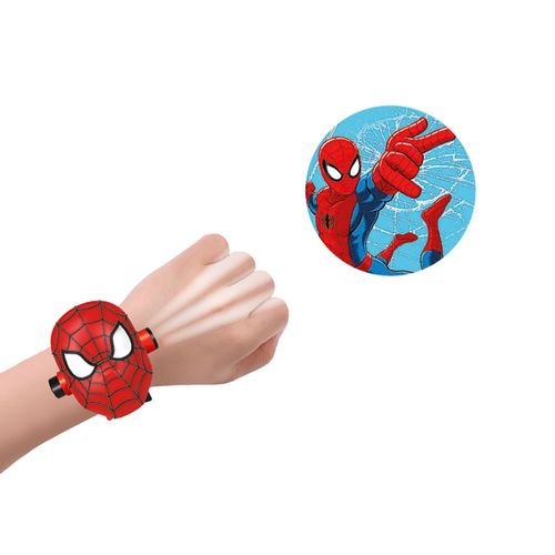 Reloj Infantil Proyector 24 Imagenes Spiderman