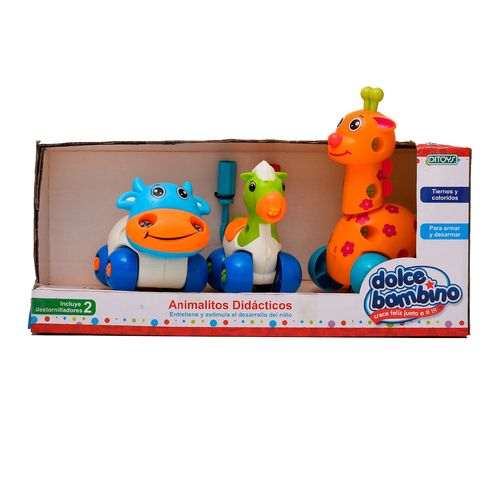 Dolce Bambino Animalitos Didácticos Jirafa Naranja