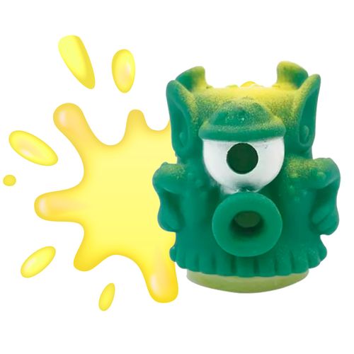 Muñecos Slime Cartoon Monsters Ciclope Color Verde